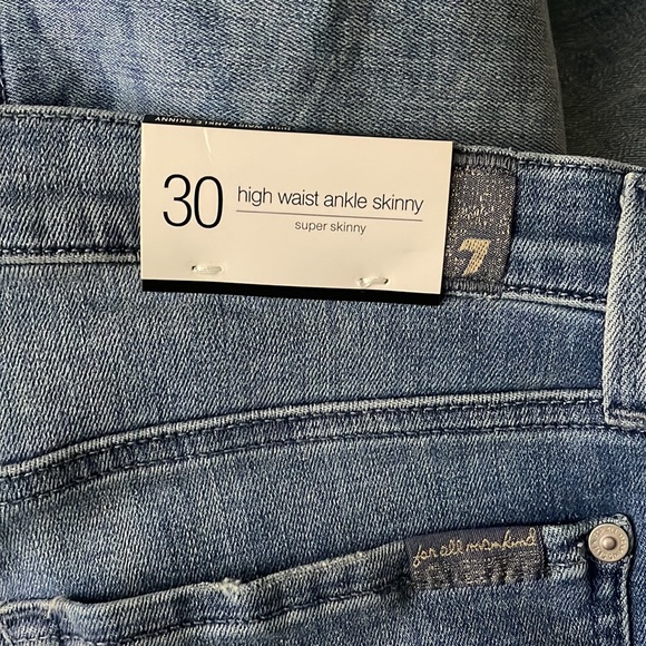 NWT 7 for All Mankind Jeans - Picture 5 of 6
